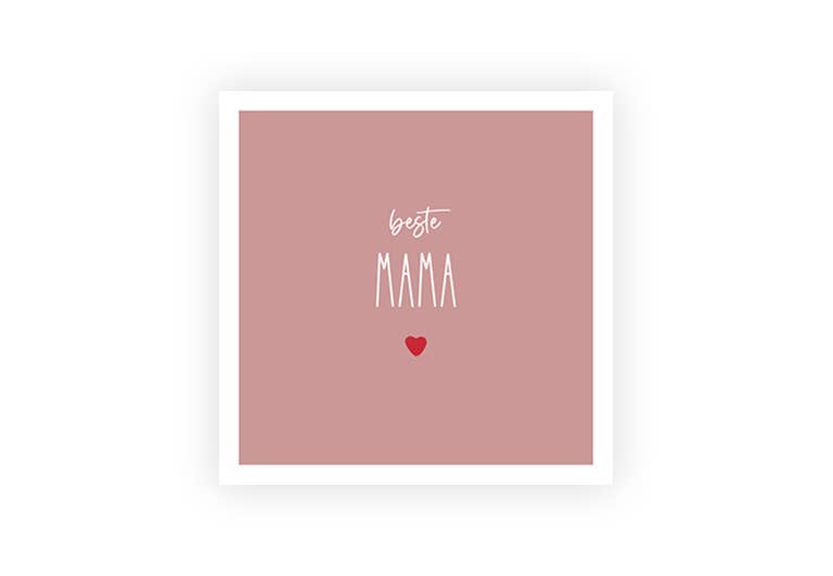Beste Mama | Postkarte