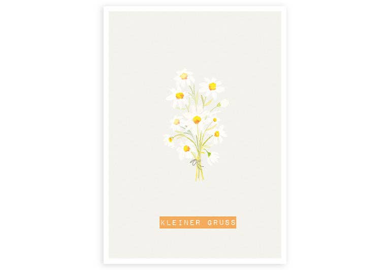 Gänseblümchen | Postkarte | Gruß