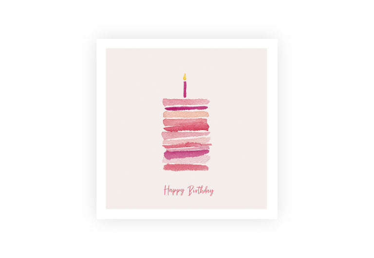 Geburtstag Aquarell | Postkarte
