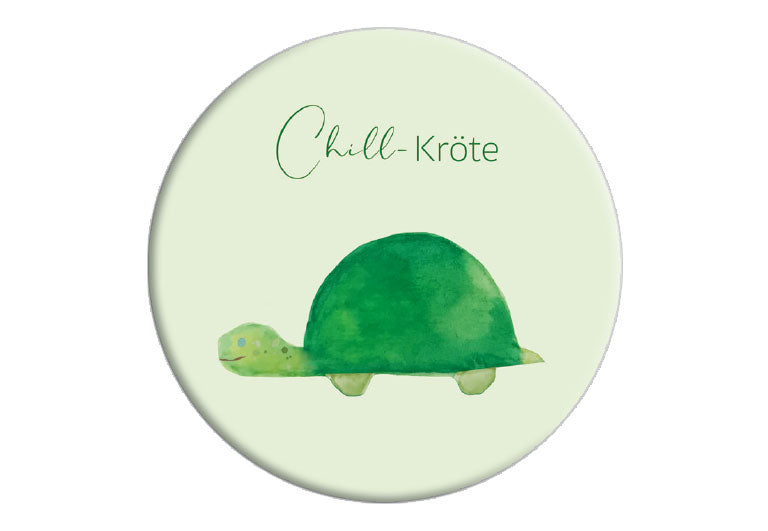 Chill-Kröte | Fotomagnet rund