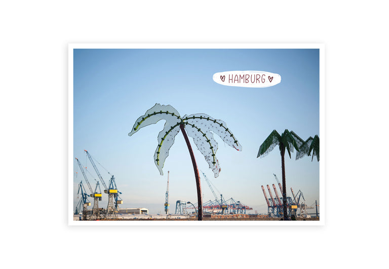 Hamburg Palme | Postkarte