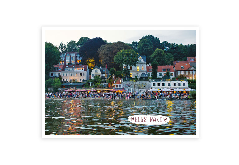Hamburg Elbstrand | Postkarte