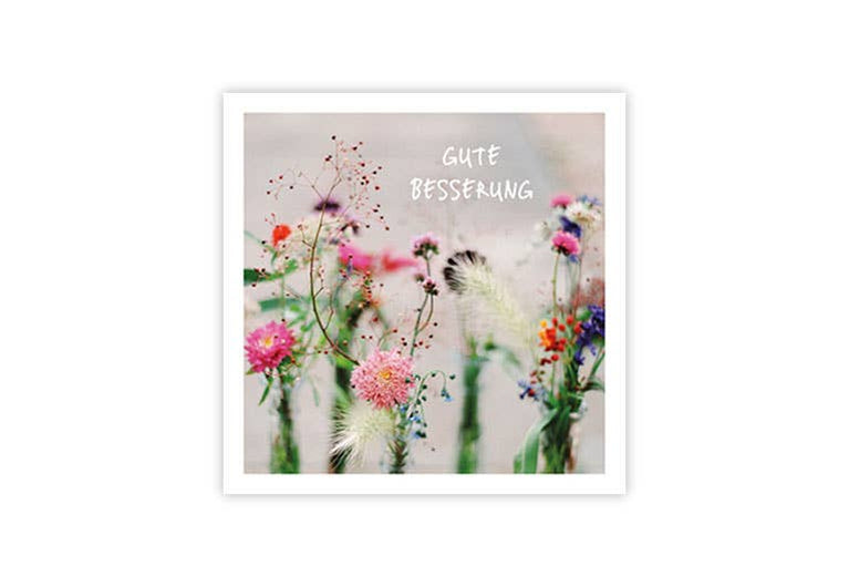 Gute Besserung | Postkarte