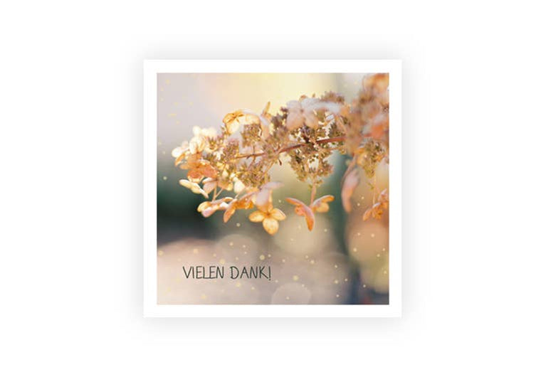 Vielen Dank | Postkarte | Danke