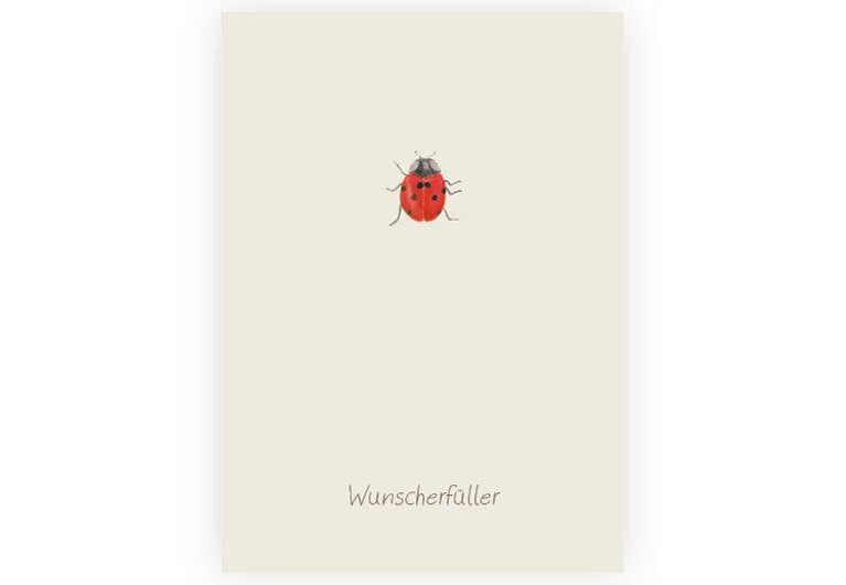 Postkarte Wunscherfüller | Wünsche | Pappkarte