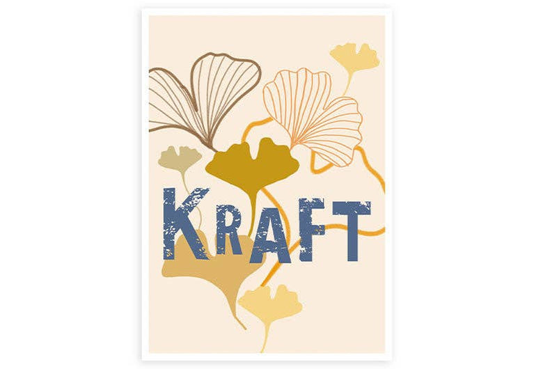Viel Kraft | Postkarte | Trost