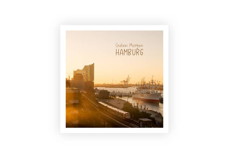 Hamburg Guten Morgen | Postkarte
