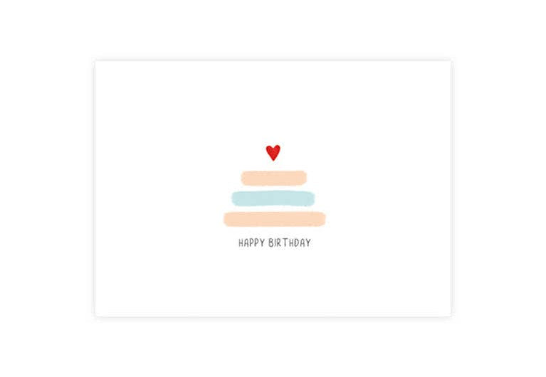 Torte Happy Birthday | Geburtstag | Pappkarte