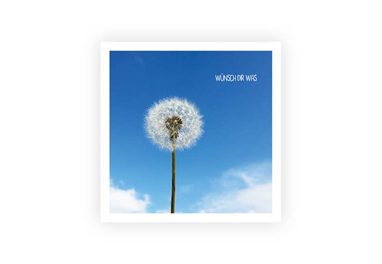 Pusteblume | Postkarte | Geburtstag
