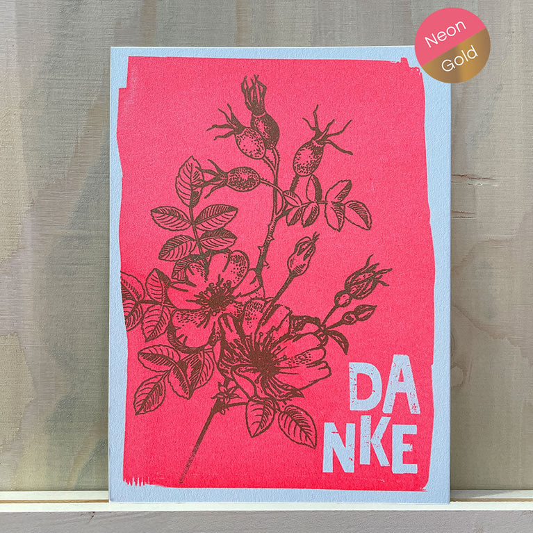 Danke | Riso Postkarte