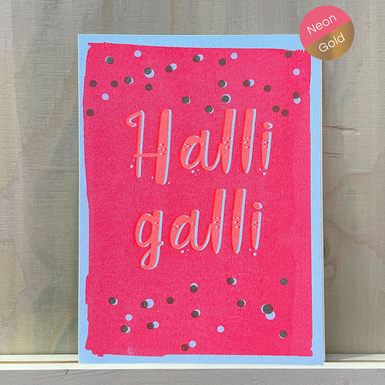 Halligalli | Riso Postkarte | Geburtstag