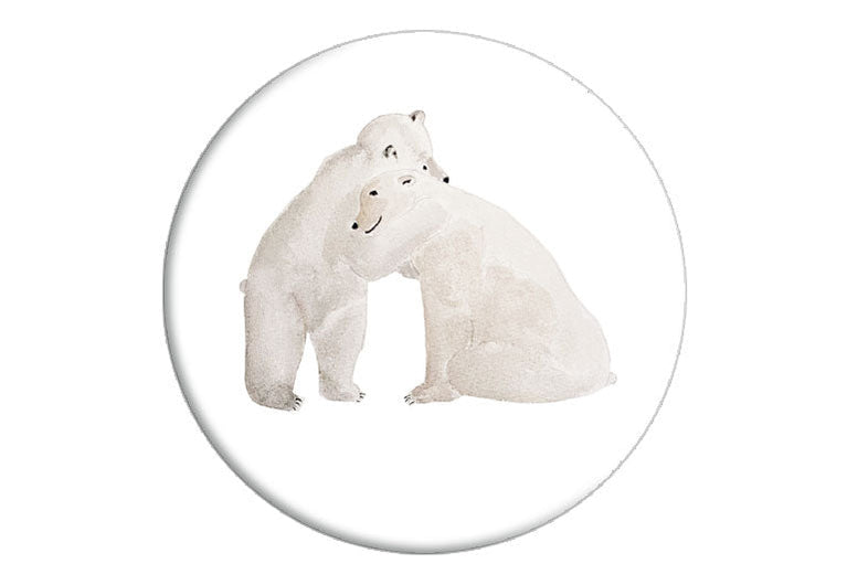 Eisbär | Magnet rund