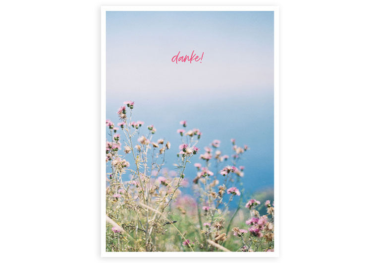 Danke Wiesenblumen | Postkarte